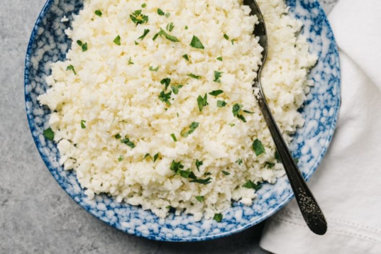 Plato de arroz.