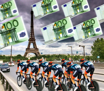 El precio de patrocinar un equipo ciclista en el Tour de Francia