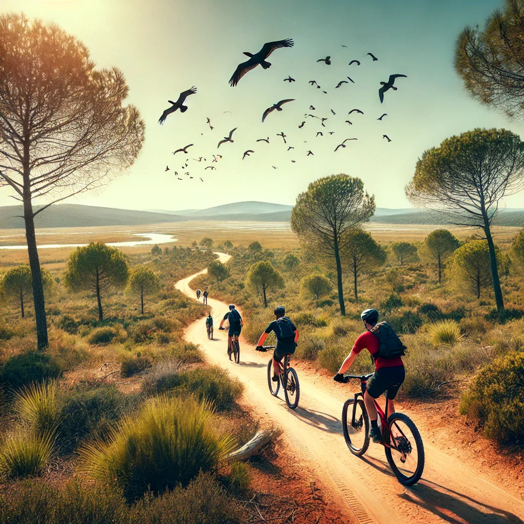 Rutas para salir en bicicleta de montaña en la provincia de Huelva