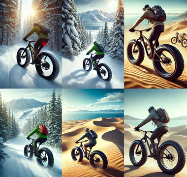 Las bicicletas fat bikes también son para el verano
